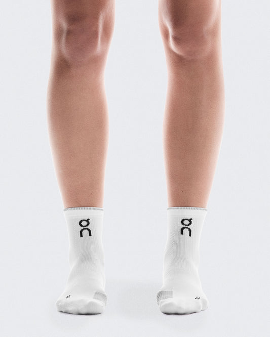 Performance Run Sock Mid White | Glacier - US 7662