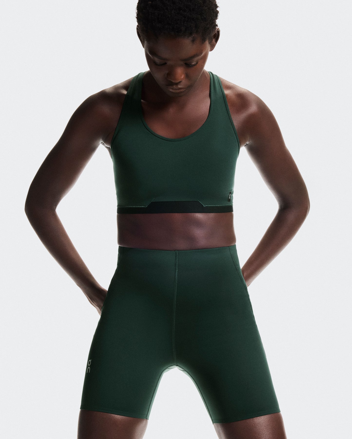 Women's Train Tights Short Obsidian - US 3857