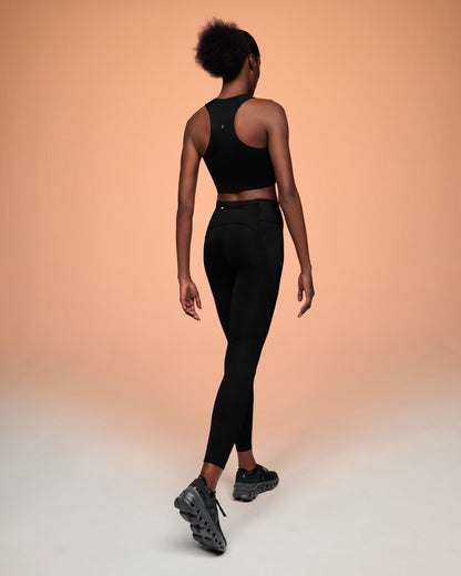Women's Race Crop Black | Shadow - US 3248